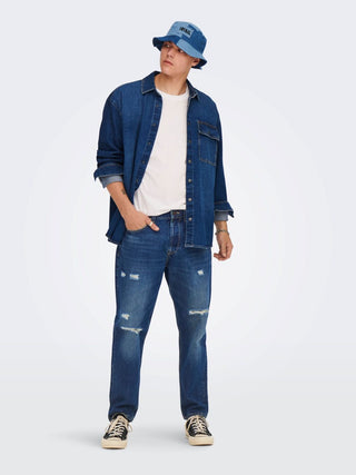 ONLY&amp;SONS AVI BEAM D. BLUE 2959 JEANS JR 22022959