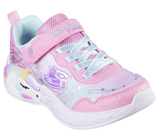 SKECHERS SCARPE SPORTIVE UNICORN DREAMS WISHFUL MAGIC JR 302299L PKTQ